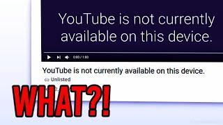 This Official YouTube Video Is NOT AVAILABLE? (explained!)