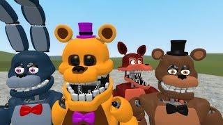 Garry's Mod (GMod) Five Nights at Freddy's (FNAF) Fredbear's Family Diner Pill Pack Gameplay