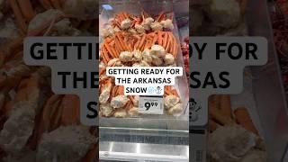 SNOW IS COMING TO ARKANSAS #winter #shortsfeed #shortsviral #shortsvideo #shorts #viralvideo