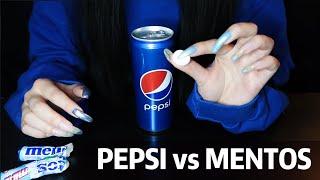 ASMR PEPSI vs MENTOS challenge 