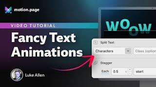 Create Epic Text Animations in WordPress Using Motion.page