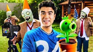 ASÍ GRABAMOS PLANTAS VS ZOMBIES en la VIDA REAL! 