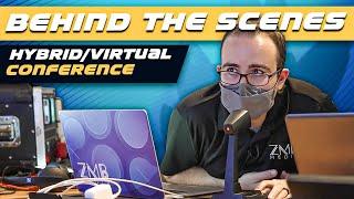 Behind The Scenes of a Hybrid/Virtual Conference - Full Live Stream Studio BTS