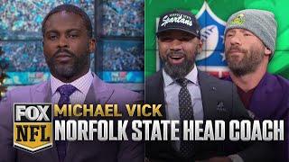 Michael Vick on accepting the head coaching position at Norfolk State | FOX NFL Kickoff