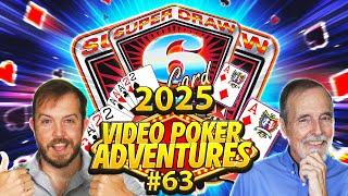 Can We Make it ANOTHER Win on Super Draw 6 Card Poker?!