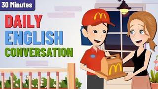 Learn Daily English Conversation for Beginners in 30 Minutes | English Story for Speaking Practice
