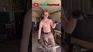 Forging a Chonky Thick Boy Throwing Knife