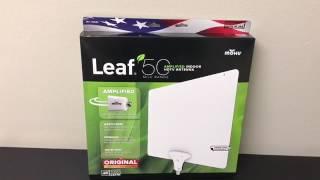 Leaf 50 mile range Amplified Indoor HDTV Antenna by MoHu