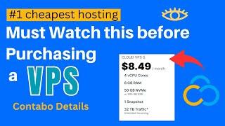 Must Watch this before Purchasing any VPS - Contabo Details