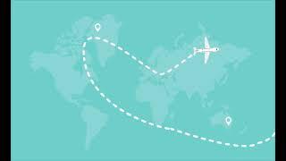 Airplane 2D Animation video  | 2D animation | Motion Graphic | After Effects |