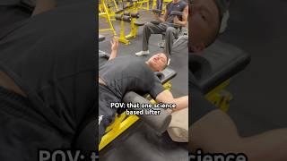 POV: That one science based lifter #trendingshorts #fitness #gym #funny #viral