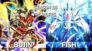 Real Life Yugioh - BUJIN vs FISH | Scrub League Playoffs XVIII