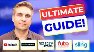 The Ultimate Guide to Live TV Streaming Services in 2024!