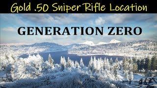 Generation Zero • Early Gold .50 Cal Sniper Rifle (Outdated)