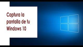 Hacer captura de pantalla en Windows 10 sin programas 2020