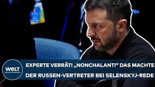 NEW YORK: Experte verrät! "Nonchalant!" Das machte der Russen-Vertreter bei Selenskyjs UN-Rede!