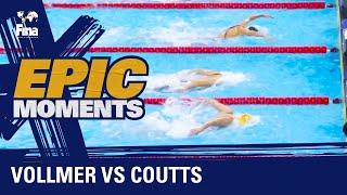 Dana Vollmer vs Alicia Coutts - 7 hundredths of a second between Gold & Silver!