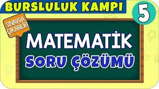 5. Sınıf Matematik Soru Çözümü | Bursluluk Sınavı 2021