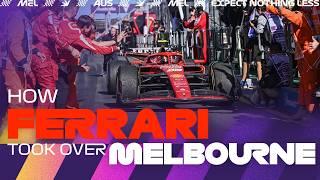 How Ferrari took over a Melbourne street