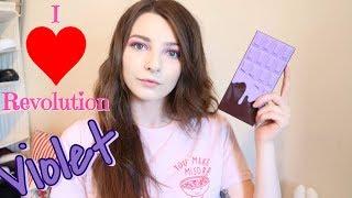 I Heart Revolution - Violet Chocolate Palette (swatches & testing)