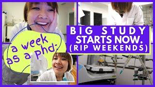 UBC PhD Vlog | a week in the life of a PhD - working weekends in grad school (it starts here)