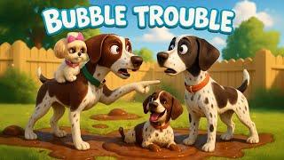 Hey Kids!Bubble Trouble 🫧 | Muddy Dog Mayhem in Mom’s Tub! | Bear Foot Cabin Music Video