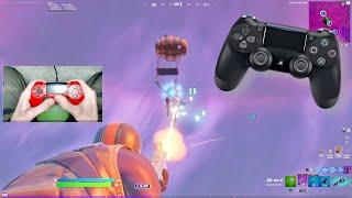 Solo Arena Win in Fortnite Season 7 with PS4 Controller Handcam (Non Claw No Paddles)