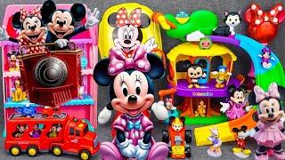 Satisfying with Unboxing Minnie mouse Deluxe Clubhouse Roller Coaster Toy Collection | Review Toys