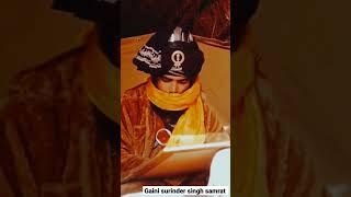 gaini surinder singh samrat ll Nihung budha dal ll #khalsa #youtube