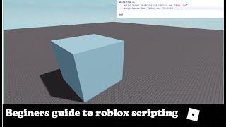 Roblox Beginners Scripting Totorial| Vector3 scripts and colour changing|EP1