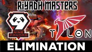 TO THE TOP 4, $1.2 MILLION GAME !!! TALON ESPORTS vs 9PANDAS - RIYADH MASTERS DOTA 2