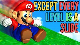 What If Every Level In Super Mario 64 Was a SLIDE?