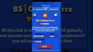 Join my club pls#brawlstars #gaming#games #moregames