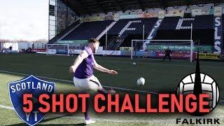 5 SHOT CHALLENGE vs FALKIRK FC | Massive Announcement! FEAT. CJNOVO 992 & CRUIZAH