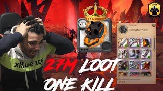 27M LOOT IN ONE KILL - The cursed boy COME BACK! - CURSED SKULL ANCIENT META - Albion Online!