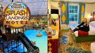 Alton Towers Splash Landings Hotel & Room Tour | Caribbean Themed Waterpark Hotel!