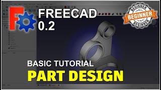 FreeCAD 0.20 Basic Part Design Tutorial For Beginner