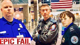 (Must See!) TSA Humiliation : CRAZY airport FAIL!!! MULTIPLE walks of SHAME!!! 1st amendment audit