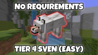 EASIEST WAY TO KILL SVEN T4! (NO REQUIREMENTS) | Hypixel Skyblock