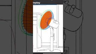 Drawing a fan guard for a animation commission #art #illustration #animationart #speedpaint