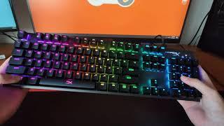 HyperX Alloy FPS RGB Unboxing And First Impression