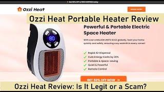 Ozzi Heat Review Portable Heater - Is Legit or a Scam?