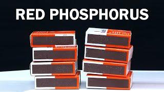 Extracting the red phosphorus from matchboxes