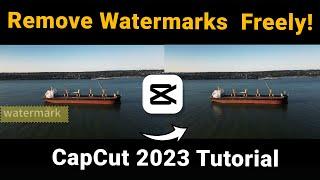 Free Way! How to REMOVE LOGO from Any Videos Using Capcut?[2023]