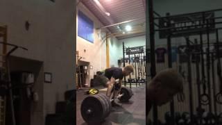 French Throwdown qualifier #2 335 lbs squat clean