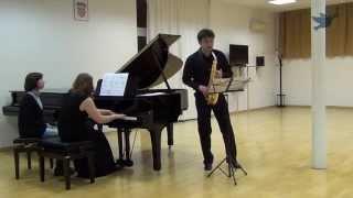 Vitaly Vatulya, Maria Nemtsova - Edison Denisov. Sonata for alto saxophone and piano