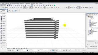 КАК В АРХИКАДЕ ПОСТРОИТЬ СРУБ.