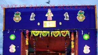 Sri Ganesh youth kidimi Ganesh chaturthi pandal decoration