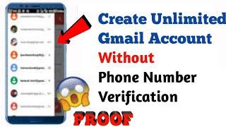 How To Create Unlimited Gmail Account Without Phone Number Verification 2021|Unlimited Gmail account