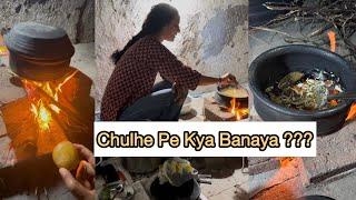 Chulhe Pe Khana Banaya 🫠 | Masala Khichdi  | Heena Parmar #heenaparmar #vlog #food #khichdi #chulha